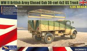 Gecko Models 35GM0072 WWII British Army Closed Cab 30-cwt 4X2 GS Truck 1/35 