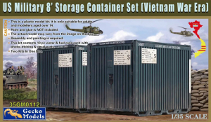 Gecko Models 35GM0112 US Military 8's Storage Container Set (Vietnam War Era) 1/35