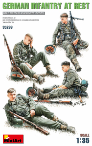 German Infantry at Rest 35266 MiniArt model 1-35
