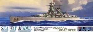 German Pocket Battleship Admiral Graf Spee in scale 1-700