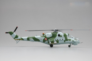 Die Cast helicopter model Mil Mi-24 Hind Poland Easy Model 37038 in 1-72