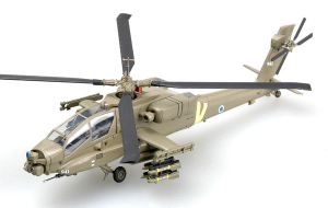 Die Cast Helicopter AH-64A Apache Israel Air Force Easy Model 37027