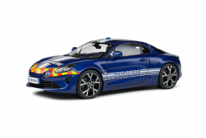 Gotowy model ALPINE  ALPINE A110 GENDARMERIE POLICE COUPE 2023  1/18 Solido 1801628 
