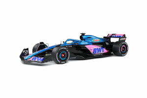 Gotowy model ALPINE  Bolid F-1 A523 TEAM BWT ALPINE PRESS LAUNCH LIVERY N 10 PIERRE GASLY - N 31 ESTEBAN OCON 2023  1/18 Solido 1808805