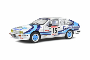 Gotowy model Alfa Romeo GTV6 - Rallye Des Garrigues 1986 C.Rigollet/M.Bathelot 1/18 - Solido 1802305 