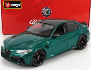 Die Cast Alfa Romeo Giulia GTA Montreal Green Metallic 2020 1/18 - Bburago 01446