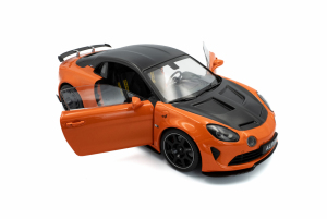 Die Cast Alpine A110 Radicale Orange Cobalt 2024 1/18 - Solido 1801629 