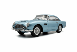 Die Cast Aston Martin DB5 Light Metallic Blue 1964 1/18 - Solido 1807104 