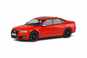 Gotowy model Audi S8 D3 Red 2010 1/43 - Solido 4313304 