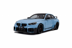 Gotowy model BMW M2 (G87) with M Performance Parts Zandvoort Blue 2024 1/18 - Solido 1812901 