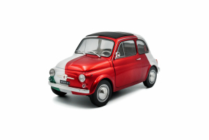 Die Cast Fiat 500 Tribute to Italia Bi-Color 1965 1/18 - Solido 1801409 