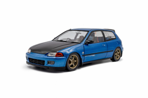 Gotowy model Honda Civic (EG6) Solido Works Cobalt Blue Pearl 1991 1/18 - Solido 1810406 
