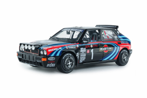 Gotowy model LANCIA  DELTA HF INTEGRALE EVO MARTINI 16V (night version) N 1 TRIBUTE TO MIKI BIASION RALLY MONTECARLO 1990  1/18 Solido 1807809