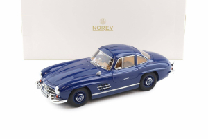 Die Cast Mercedes-Benz 300 SL Gullwing Blue 1954 1/18 - Norev 183852 