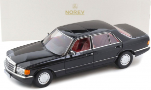 Die Cast Mercedes-Benz 560 SEL W126 1991 Black 1/18 - Norev 183788