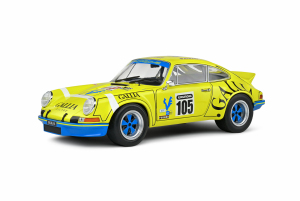 Gotowy model Porsche 911 RSR Yellow Lafosse/Angoulet Tour De France 1973 1/18 - Solido 1801118