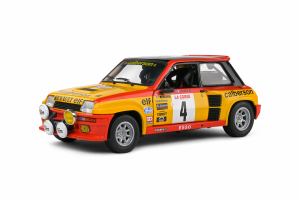 Die Cast Renault 5 Turbo Yellow 4 Ragnotti/Andrie Tour De Corse 1980 1/18 - Solido 1801314 