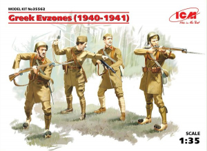 Model ICM 35562 Greek Evzones 4 figures (1940-1941)
