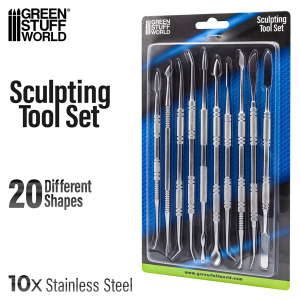 10x Sculpting Tools Green Stuff World 1012  
