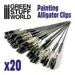 Alligator Clips x20 Green Stuff World 10463