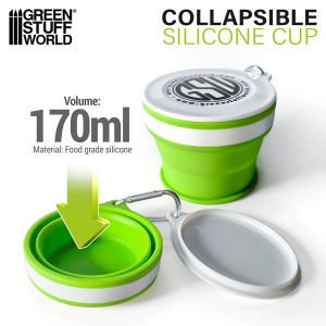 Silicone collapsible cup 170ml Green Stuff World 6520
