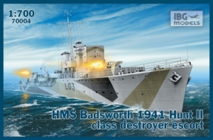 HMS Badsworth 1941 Hunt II class destroyer escort IBG 70004