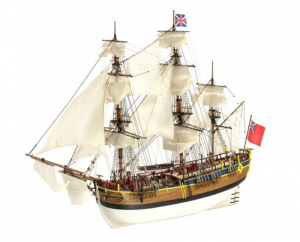 HMS Endeavour wooden ship model Artesania 22520 in 1-65 