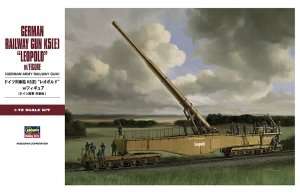German Railway Gun K5E Leopold in scale 1-72 Hasegawa MT58