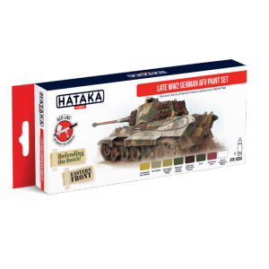 Late WW2 German AFV acrylic paint set Hataka AS94 8x17ml