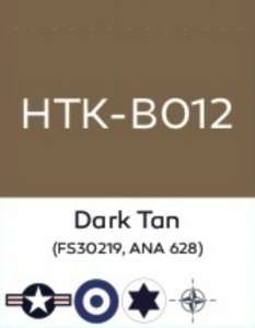 Hataka B012 Dark Tan - acrylic paint 10ml