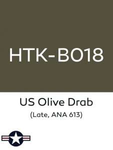 Hataka B018 Olive drab late - acrylic paint 10ml