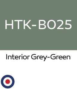 Hataka B025 Interior Grey-Green - acrylic paint 10ml