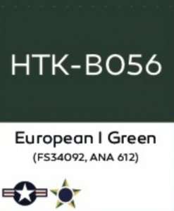 Hataka B056 European I Green FS34092 - farba akrylowa 10ml