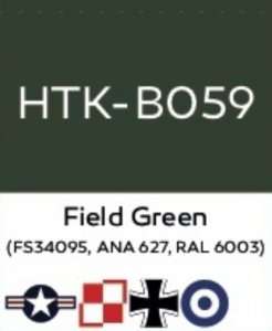 Hataka B059 Field Green - acrylic paint 10ml