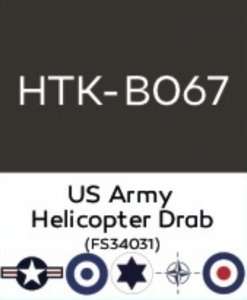 Hataka B067 US Army Helicopter Drab - acrylic paint 10ml