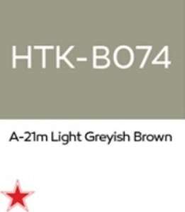 Hataka B074 A-21m Light Greyish Brown - acrylic paint 10ml