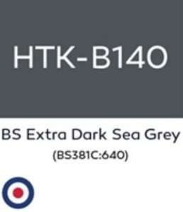 Hataka B140 BS Extra Dark Sea Grey - acrylic paint 10ml
