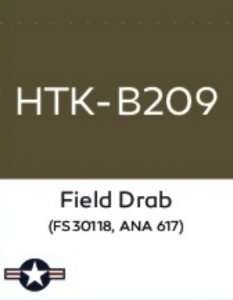 Hataka B209 Field Drab - acrylic paint 10ml