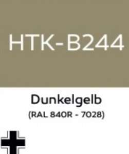 Hataka B244 Dunkelgelb - acrylic paint 10ml