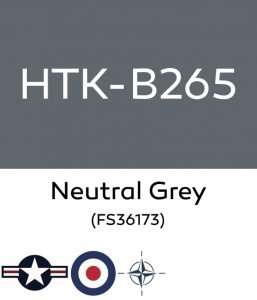 Hataka B265 Neutral Grey - farba akrylowa 10ml