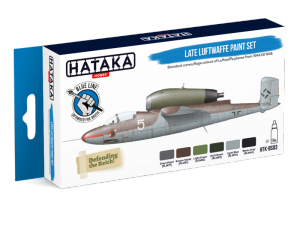 Late Luftwaffe Paint Set Hataka BS03 6x17ml