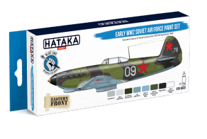 Early WW2 Soviet Air Force Paint Set Hataka BS33 8x17ml