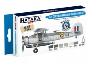 RAF Coastal Command and RN FAA Paint Set Hataka BS49 6x17ml