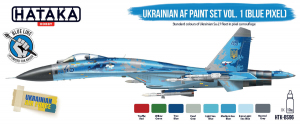 Hataka BS96 Ukrainian AF Paint Set Vol. 1 (Blue Pixel)