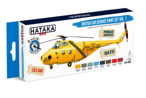 British SAR Service Paint Set Vol. 1 Hataka BS98 8x17ml