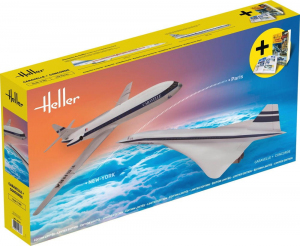 Heller 50333 Caravelle & Concorde 1/100