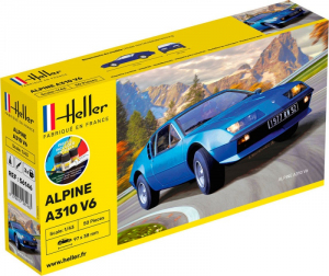 Starter Set Alpine A310 V6 model Heller 56146 in 1-43