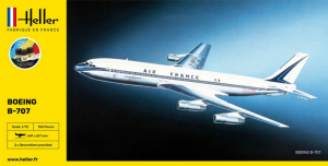 Starter Set Boeing B-707 model Heller 56452 in 1-72