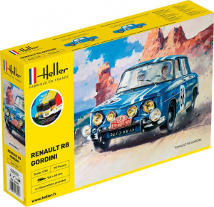 Starter Set Renault R8 Gordini model Heller 56700 in 1-24
