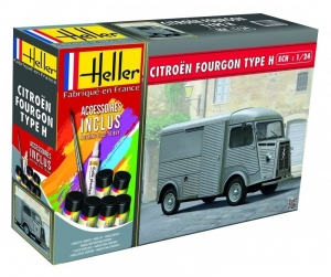 Citroen Fourgon Type H model set Heller 56768 in 1-24